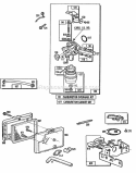 Carburetor AssyACControls Diagram and Parts List for 112702-3064-01  Briggs and Stratton Engine